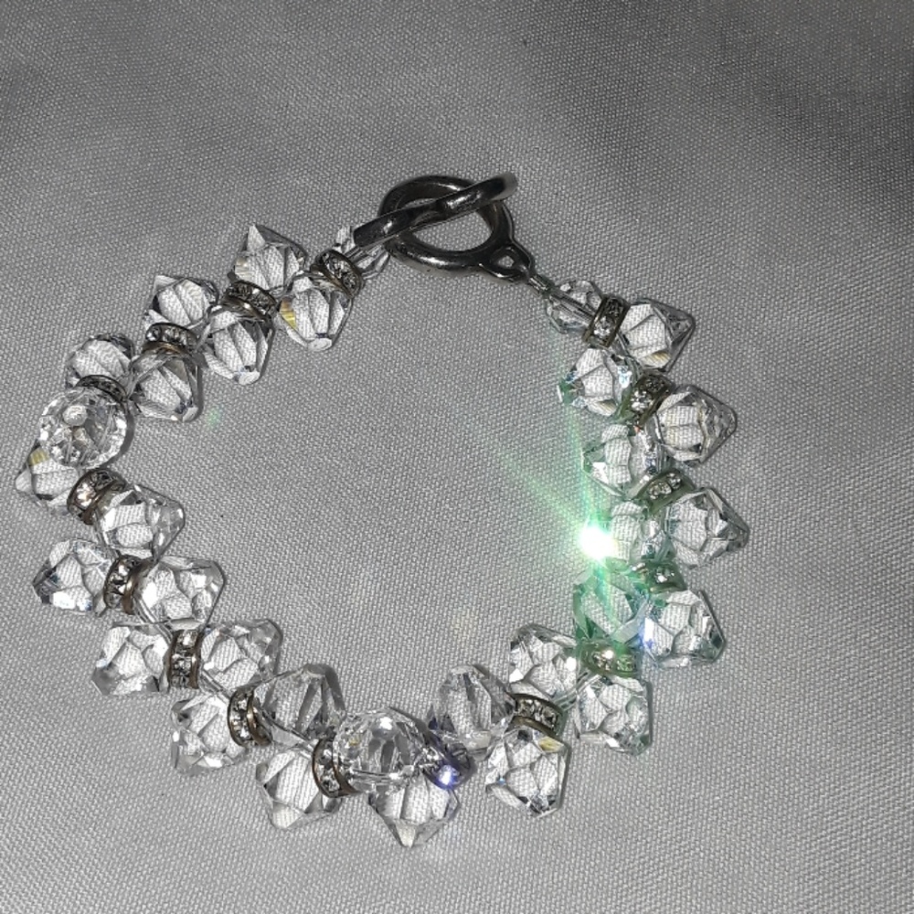 Beautiful real crystal bracelet.